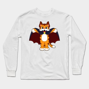 Tiger Halloween Bat Costume Long Sleeve T-Shirt